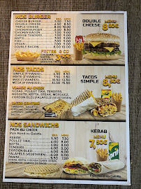 Menu du TACOS & CO à Pibrac