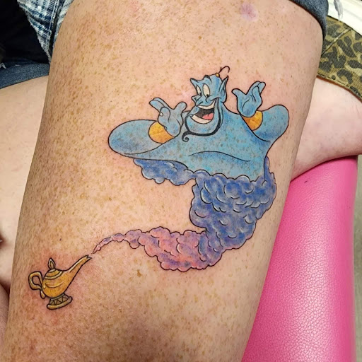Explore boyfriend name tattoos ideas, creative tattoo ideas in Easley, available at Peach Pit Tattoo