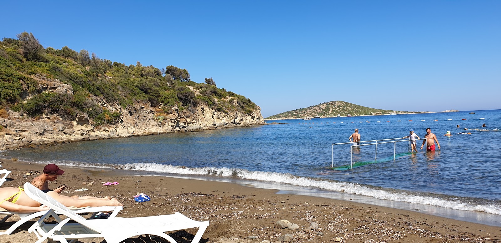 Photo de Gumusluk beach zone de l'hôtel