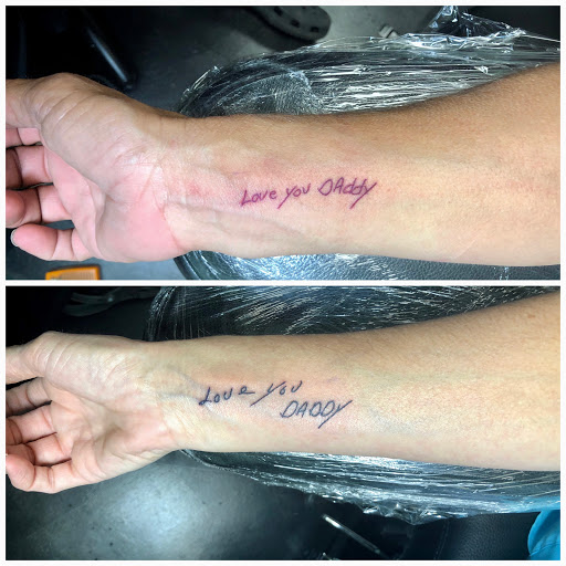 Explore skyline tattoo ideas, creative tattoo ideas in Meridian, available at Creative Pain Tattoo Studio