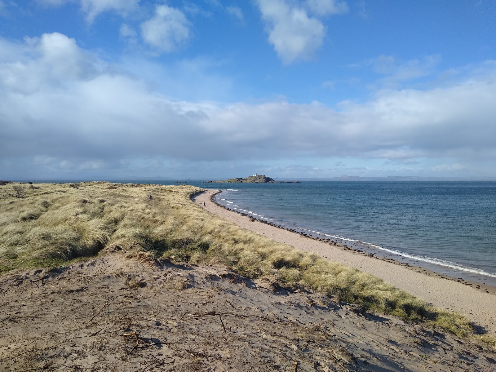 Foto van Yellowcraig Strand met ruim strand