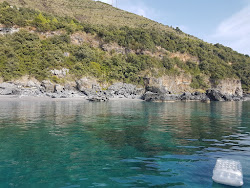 Vranne beach'in fotoğrafı geniş bir kıyı şeridi ile birlikte