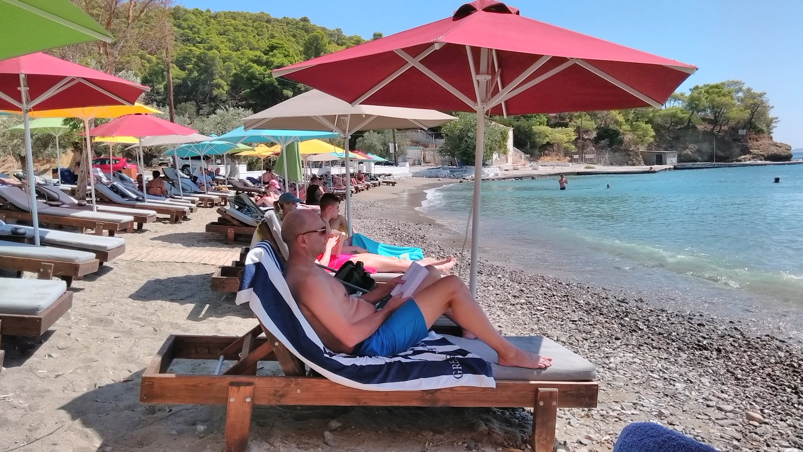 Foto av Monastiri Beach beläget i naturområde