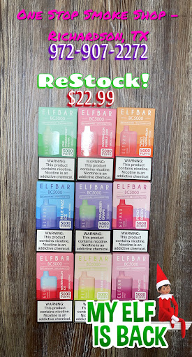 Tobacco Shop «One Stop Smoke Shop», reviews and photos, 318 S Central Expy #112, Richardson, TX 75080, USA