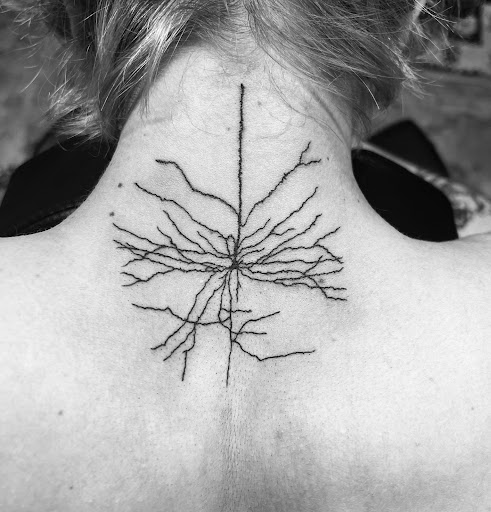 Explore curly hair tattoo ideas, creative tattoo ideas in Tucson, available at Gods Country Tattoo Saloon