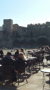 Atmosphère du Restaurant français Restaurant San Vicens et Vieux Remparts à Collioure - n°4