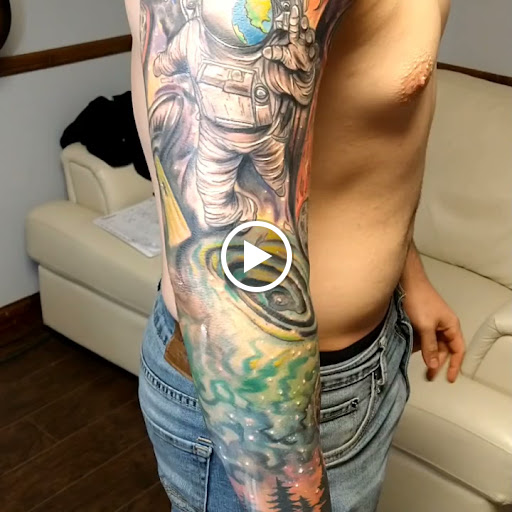 Explore witch hat tattoo ideas, creative tattoo ideas in Lexington, available at Tempest Tattoo Studio