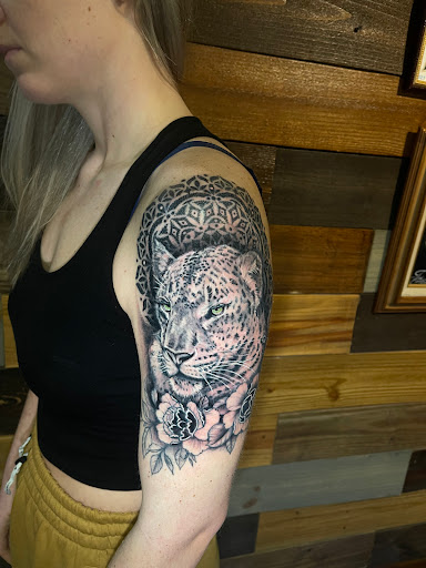 Explore mechanic tattoo ideas, creative tattoo ideas in Talbott, available at Alpha Tattoo co.