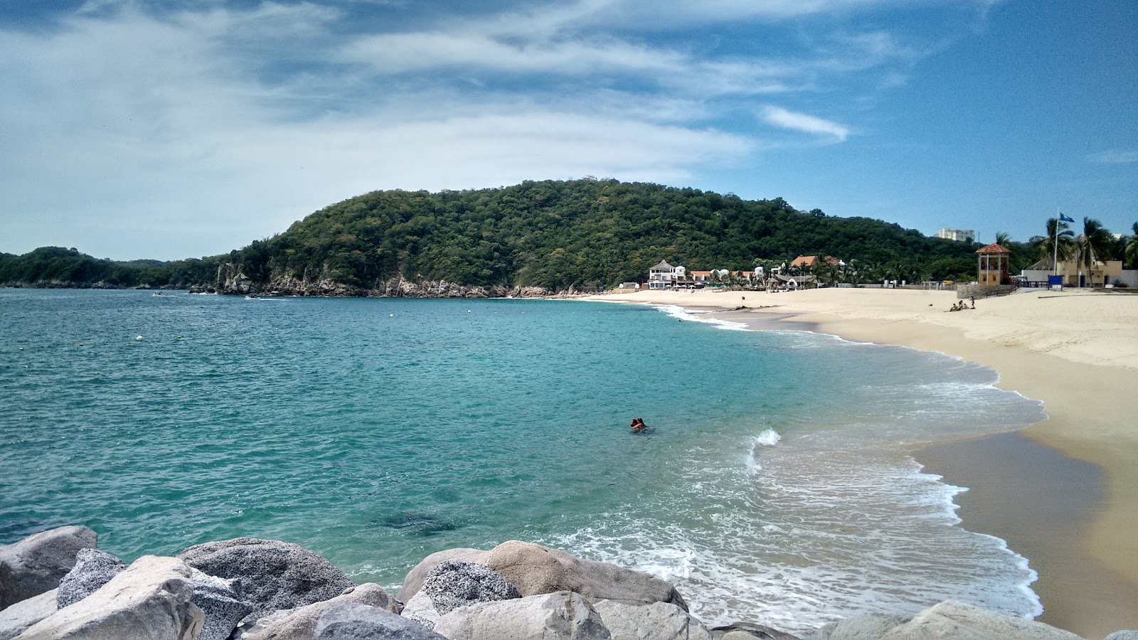 Fotografija Playa Chahue z svetel fin pesek površino