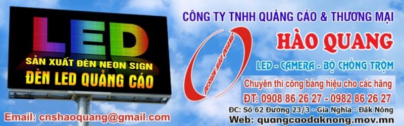 Quảng Cáo Hào Quang -Quảng cáo ĐăkNông