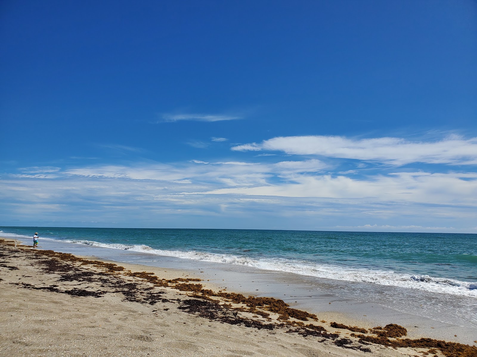 Foto de Blue Heron beach com água turquesa superfície