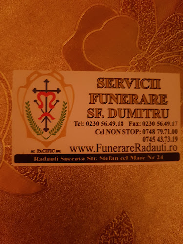 Opinii despre Servicii Funerare "Sfântul Dumitru" în <nil> - Servicii funerare