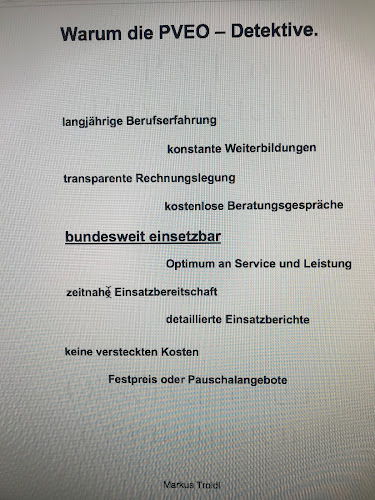 Detektei PVEO. Deutschlandweite Beweisbeschaffung.Top Netzwerk und Qualität. - Andere