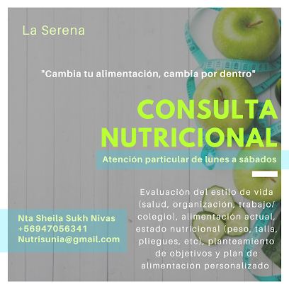 Nutricionista Sheila Gutiérrez