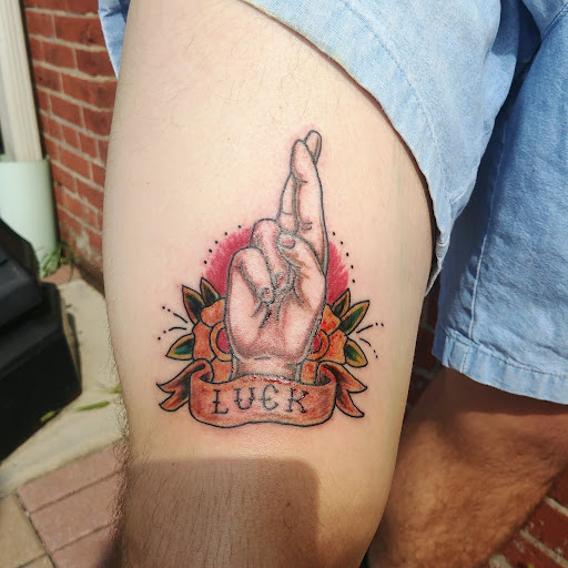 Explore cover up arm tattoo ideas, creative tattoo ideas in Harrisburg, available at Rayzor Tattoos