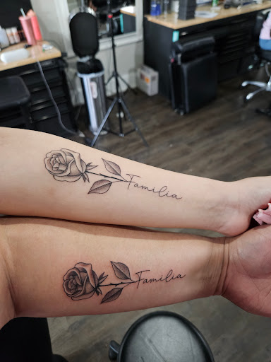 Explore chrome tattoo ideas, creative tattoo ideas in Baldwin, available at Moonlight Gallery