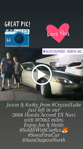 Car Dealer «Auto Outpost North Inc», reviews and photos, 4710 W Elm St, McHenry, IL 60050, USA