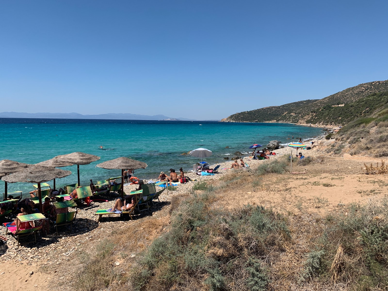 Spiaggia di Mari Pintau的照片 带有长湾