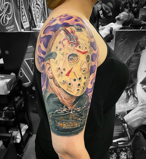 Explore band tattoo ideas, creative tattoo ideas in Lancaster, available at Black Orchid Tattoo Collective