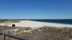 Foto van Dowses Beach en de nederzetting