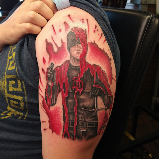 Explore tattoo ideas hombre brazo, creative tattoo ideas in Abilene, available at A Tattoo Experience by Spaz