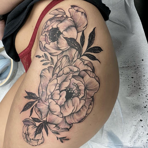 Explore rapunzel tattoo ideas, creative tattoo ideas in Buffalo, available at True Gloom Tattoo Studio