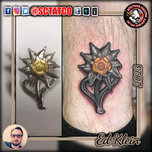 Explore folklore tattoo ideas, creative tattoo ideas in Fayetteville, available at Southern Customs Tattoo Company