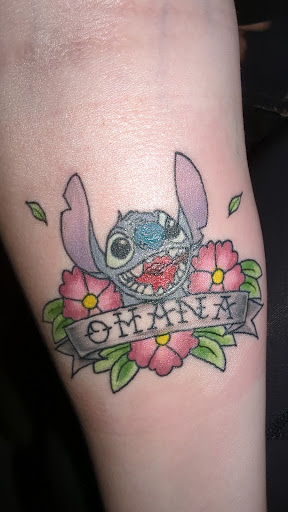 Explore tattoo on thigh ideas, creative tattoo ideas in Baton Rouge, available at Sacred Art Tattoo Studio