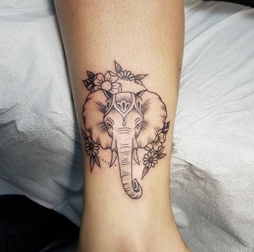 Explore man leg tattoo ideas, creative tattoo ideas in Miami, available at Tattoos by Lou Miami - Kendall