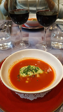 Soupe de tomate du Restaurant français Restaurant Le M à Bordeaux - n°3