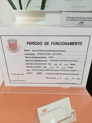 Avaliações doClínica Medico Dentária de Dois Portos em Torres Vedras - Médico