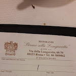 Photo n°1 de l'avis de Ana.i fait le 14/10/2018 à 17:34 sur le  Ristorante Bruno Alla Lungaretta à Rome