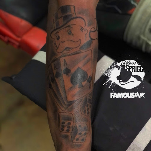 Explore one piece tattoos ideas, creative tattoo ideas in Hammond, available at Famous Ink, Inc.