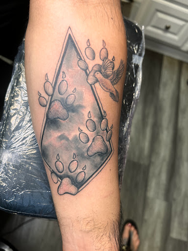 Explore fire and ice tattoo ideas, creative tattoo ideas in Greenfield, available at Tattoos In Time Studio