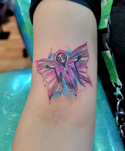 Explore bourbon tattoo ideas, creative tattoo ideas in Benton, available at Spectrum Tattoo