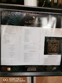 Menu du Restaurant La Palmeraie - Spécialités Tunisiennes à Toulon
