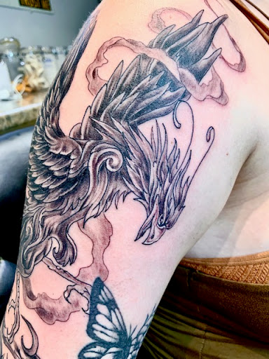 Explore tattoo ideas for words, creative tattoo ideas in Old Orchard Beach, available at Mad Hatters Tattoo Studio