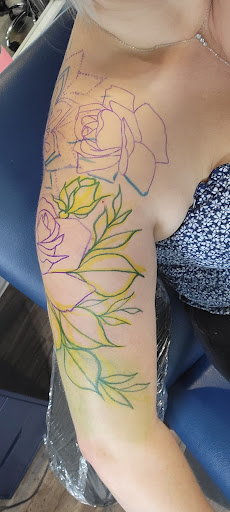 Explore wolf tattoo ideas for guys, creative tattoo ideas in Maumee, available at Amity Ink