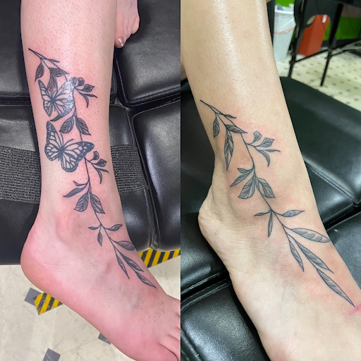 Explore tom and jerry tattoo ideas, creative tattoo ideas in Evansville, available at Ink Therapy 101