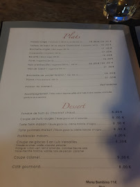 Carte du La Pampa - Restaurant à Le Chesnay-Rocquencourt