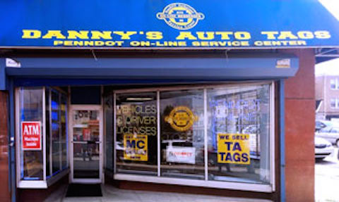 Dannys Online Service Center, 7184 Ogontz Ave, Philadelphia, PA 19138, Auto Tag Agency