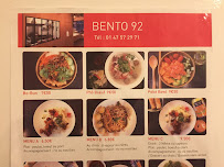 Carte du Asia Bento 92 à Levallois-Perret