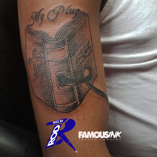 Explore mens angel tattoo ideas, creative tattoo ideas in Hammond, available at Famous Ink, Inc.