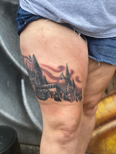 Explore grandpa tattoos ideas, creative tattoo ideas in Goose Creek, available at Red Kirin Tattoo