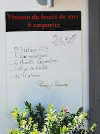 Carte du Restaurant du marché à La Brée-les-Bains