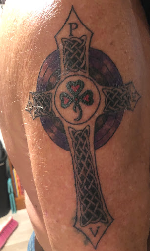 Explore back of neck tattoo cover up ideas, creative tattoo ideas in Glastonbury, available at Sarah Victor Studios