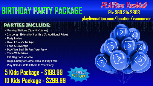 Amusement Center «PLAYlive Nation», reviews and photos, 8700 NE Vancouver Mall Dr #278, Vancouver, WA 98662, USA