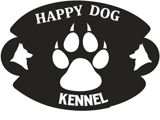 Happy dog kennel