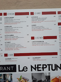Menu / carte de Restaurant Le Neptune à Collioure