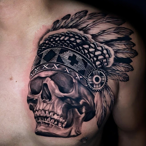 Explore men's arm sleeve tattoo ideas, creative tattoo ideas in San Antonio, available at Firme Copias Tattoo Studio